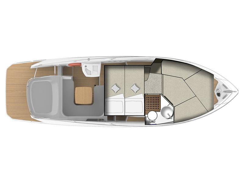 Book yachts online - motorboat - Cranchi E30 Endurance - Aurora - rent
