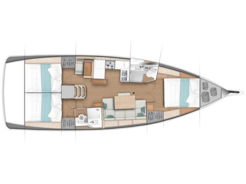 Book yachts online - sailboat - Sun Odyssey 440 - Ti Punch - rent