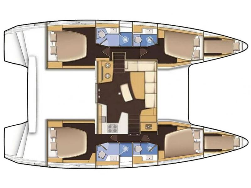 Book yachts online - catamaran - Lagoon 42 Premium A/C - Affligem - rent