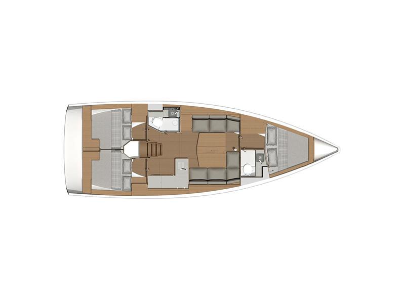 Book yachts online - sailboat - Dufour 390 Grand Large - LAL - rent