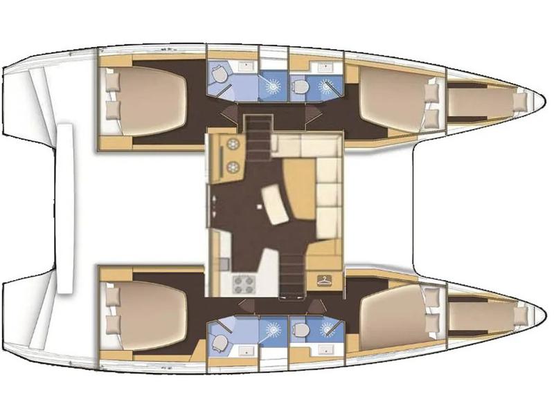 Book yachts online - catamaran - Lagoon 42 - Best Love - rent
