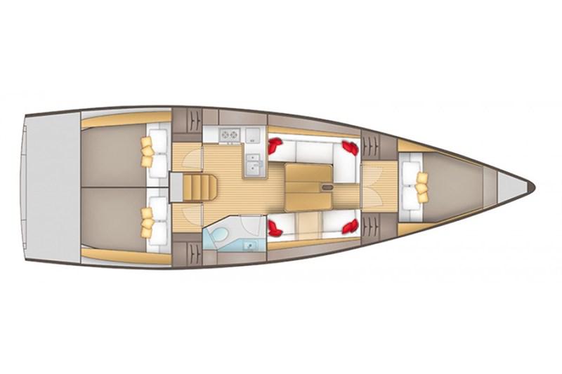 Book yachts online - False - Salona 38 Performance (3cab) - Bel mare - rent