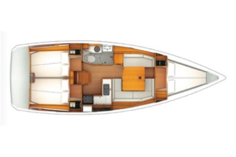 Book yachts online - False - Sun Odyssey 389 (3Cab) - Amadeus - rent