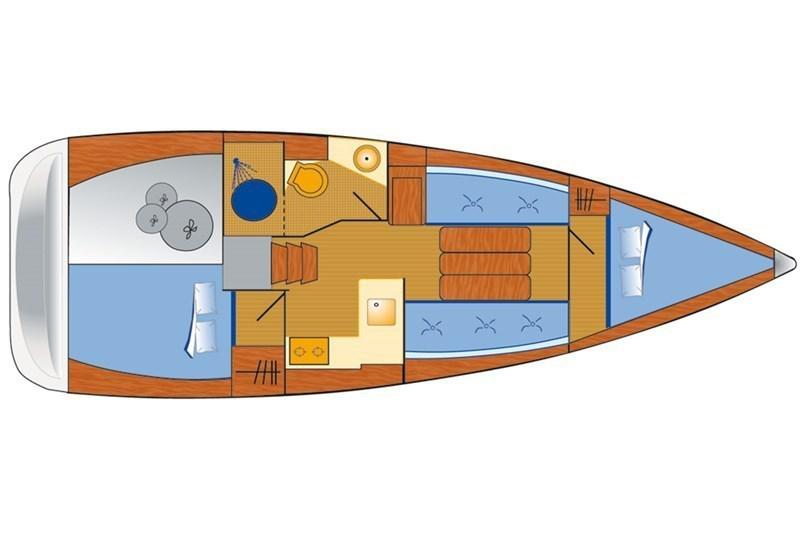 Book yachts online - False - Sun Odyssey 349 (2Cab) - Antonija - rent