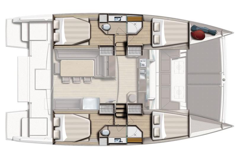 Book yachts online - False - Bali 4.3 (4Cab) - Carpe Ventum - rent