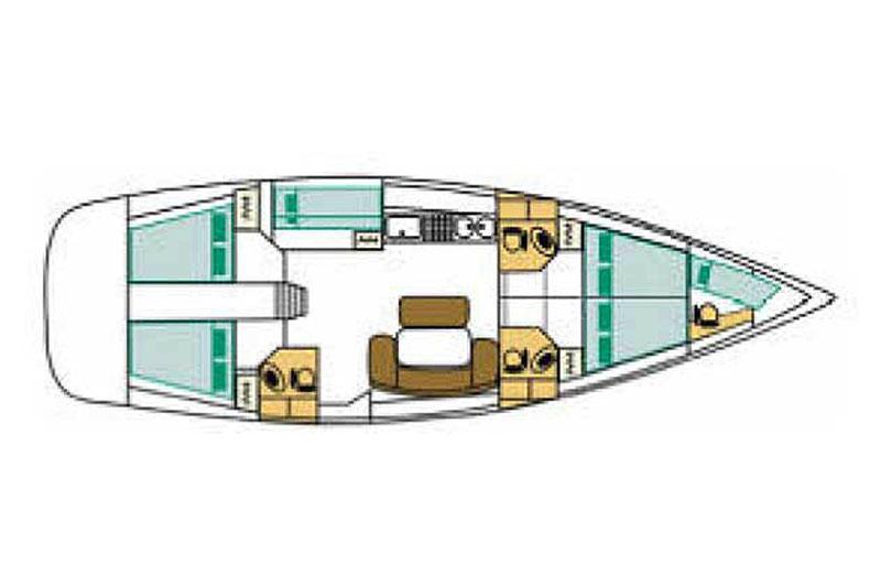 Book yachts online - False - Beneteau Cyclades 50.5 (5Cab) - Belle donne 3 - rent