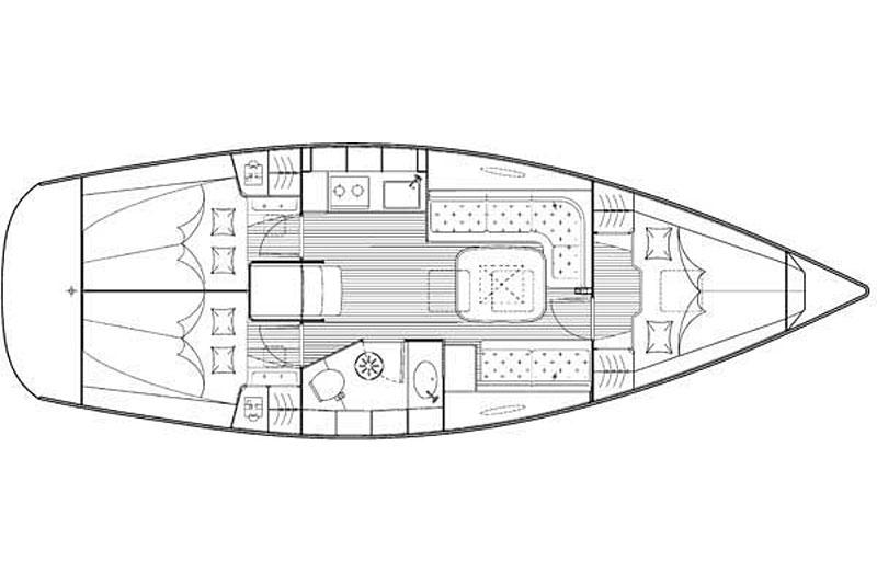 Book yachts online - False - Bavaria 35 Cruiser (3Cab) - All SeaZen - rent
