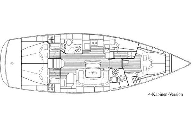 Book yachts online - False - Bavaria 46 Cruiser (4Cab) - Skipper’s Girl - rent