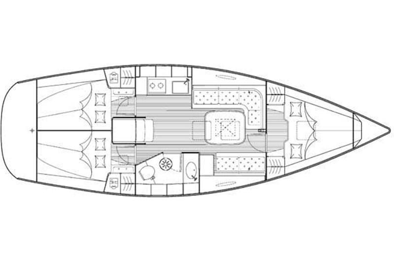 Book yachts online - False - Bavaria 35 Cruiser (3Cab) - Jana - rent