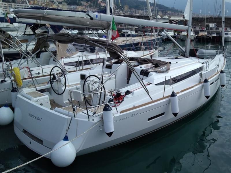 Book yachts online - sailboat - Sun Odyssey 419 - Francesca - rent