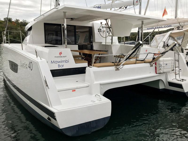 Book yachts online - catamaran - Lucia 40 - Mawimbi - rent