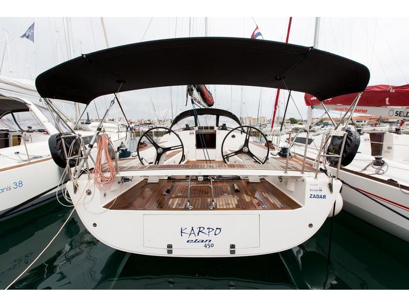 Book yachts online - sailboat - Elan 450 Performance - Karpo ( main sail 2018, genoa 2018 ) - rent