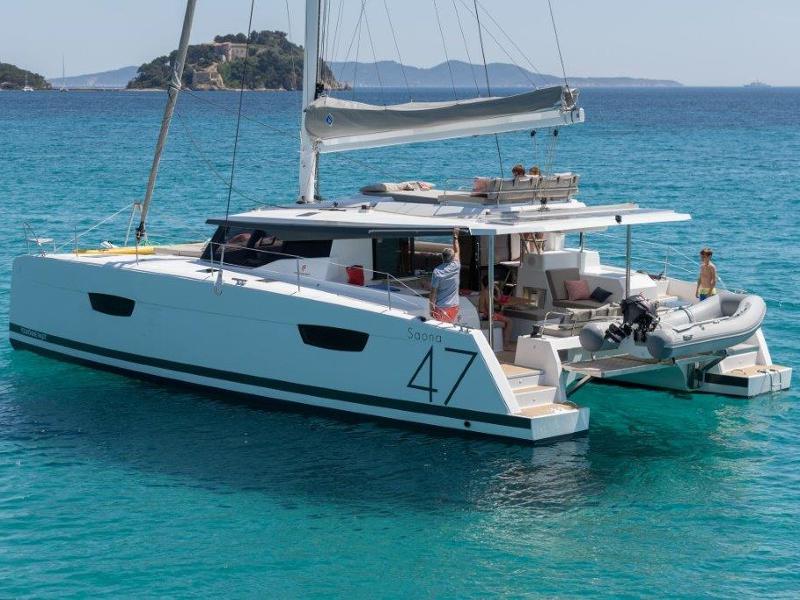 Book yachts online - catamaran - Saona 47 - Freja - rent