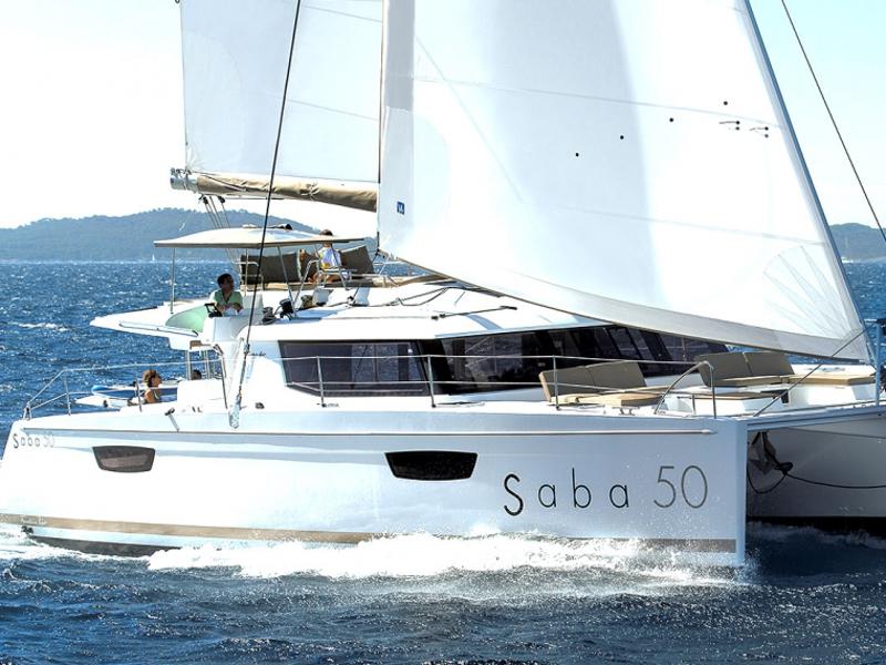 Book yachts online - catamaran - Saba 50 - ANNA ISABELLA - AC and generator - rent
