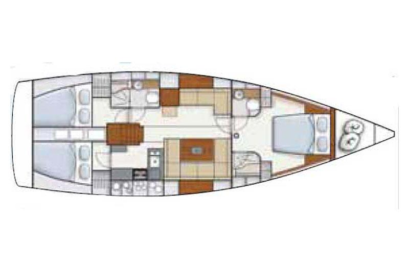 Book yachts online - False - Hanse 445 (3Cab) - Bel sole 2 - rent