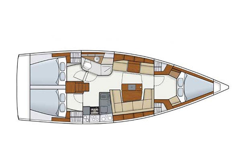 Book yachts online - False - Hanse 415 (3Cab) - Bel planeta 3 - rent