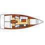 Book yachts online - sailboat - Oceanis 38.1 - Ms Boss - rent