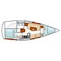 Book yachts online - sailboat - Hanse 320 - Annina - rent