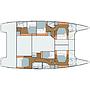 Book yachts online - catamaran - Saba 50 Quintet (6+1) - FEELING FREE - rent