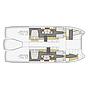 Book yachts online - powercatamaran - Fountaine Pajot Queensland 55 - Actium IV - rent