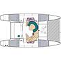 Book yachts online - catamaran - Athena 38 - EC- A38-05-G - rent