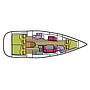 Book yachts online - sailboat - Sun Odyssey 42i - Nihal (TFS) - rent