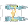 Book yachts online - catamaran - Lagoon 450 Flybridge - Corossol - rent