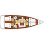 Book yachts online - sailboat - Oceanis 45 - Eika - Standard line - rent