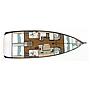 Book yachts online - sailboat - Sun Odyssey 490 - DALION - rent