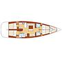 Book yachts online - sailboat - Oceanis 54 - SIRENA De ORO (air condition, generator) - rent