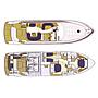Book yachts online - motorboat - Princess 61 - Marabu - rent