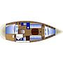 Book yachts online - sailboat - Bavaria 32 - Luna - rent