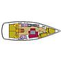 Book yachts online - sailboat - Oceanis 43 - Silly Shark  - rent