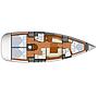 Book yachts online - sailboat - Sun Odyssey 42 i - Flora - rent