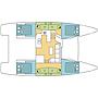 Book yachts online - catamaran - Elba 45 - Petit Piaf - rent