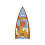 Book yachts online - sailboat - Sun Odyssey 389 JP - ACE OF SPADES - rent