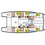 Book yachts online - catamaran - Catlante 600 - incl. crew & full board - Bacchus - rent