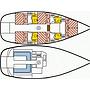 Book yachts online - sailboat - Dufour Atoll 6 - The Big One Two - rent