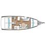 Book yachts online - sailboat - Sun Odyssey 440 - Frenetica - rent