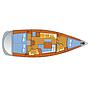 Book yachts online - sailboat - Oceanis 43 - Jala one - rent