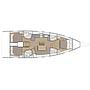 Book yachts online - sailboat - Oceanis 46.1 (3 cbs) - O46.1-20 (3 cbs) - rent