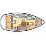 Book yachts online - sailboat - Bavaria 44 - Morgana - rent