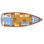 Book yachts online - sailboat - Dufour 382 Grand Large - 2 cab - Lia - rent