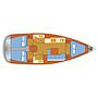 Book yachts online - sailboat - Dufour 382 Grand Large - 3 cab - Henry - rent