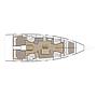Book yachts online - sailboat - Oceanis 46.1 - Lena - rent