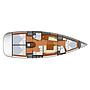 Book yachts online - sailboat - Sun Odyssey 42i - Miss Joy - rent