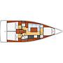 Book yachts online - sailboat - Beneteau Oceanis 38 - ARSEN - rent