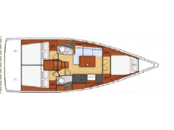Book yachts online - sailboat - Oceanis 38.1 - Iris - rent
