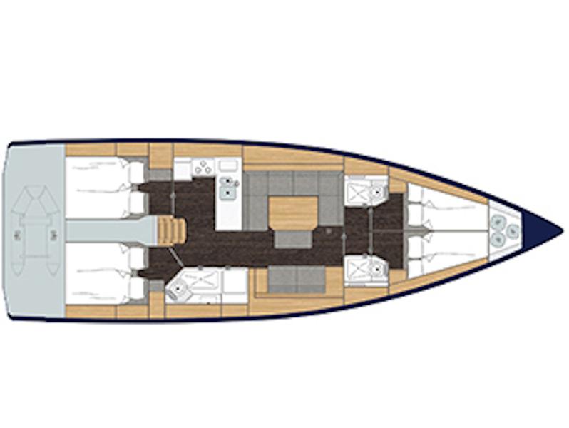Book yachts online - sailboat - Bavaria C45 - AUGI - rent