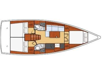 Book yachts online - sailboat - Oceanis 38.1 - Ms Boss - rent